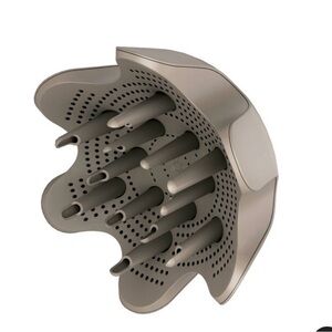 Silver Hair Dryer Diffuser Attachment
